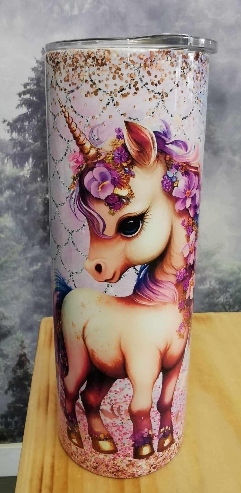 Gourde isotherme 20 oz. - Licorne